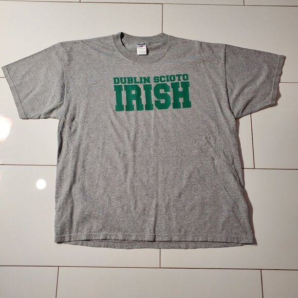 HEAVYWEIGHT BLEND SHIRT GRAY POLY/COTTON SIZE XL - Picture 1 of 4